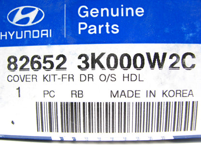 OEM Front Exterior Door Handle Cover Caps OEM For 06-10 Sonata 826523K000W2C