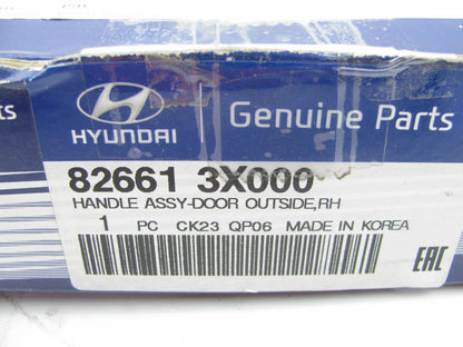 NEW 826613X000 Exterior Outside RIGHT Door Handle OEM For 11-16 Hyundai Elantra