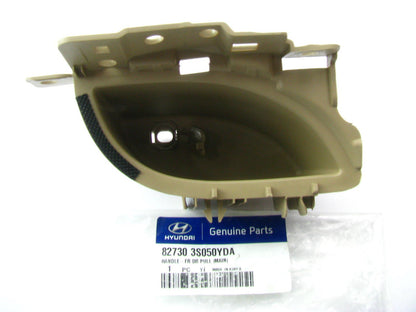 New FRONT Left Door Main Pull Handle CAMEL OEM For 11-15 Sonata 827303S050YDA
