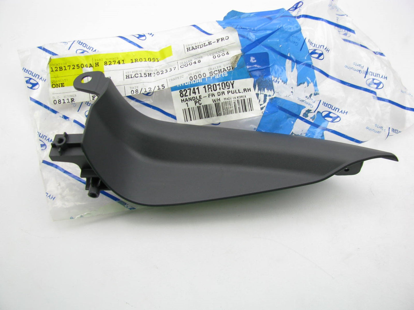 New OEM Front Right Side Door Pull Handle GRAY For 2013-2017 Accent 827411R0109Y