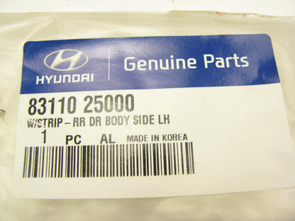 NEW GENUINE REAR LEFT Door Weatherstrip Seal OEM For 01-05 Hyundai Accent
