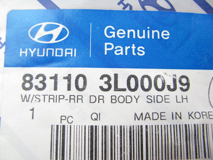 NEW GENUINE Rear Left Drivers Side BEIGE Weatherstip Seal OEM For 06-08 Azera
