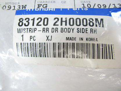 NEW - OEM 83120-2H0008-M Rear Right Door Seal For 2006-2010 Hyundai Elantra