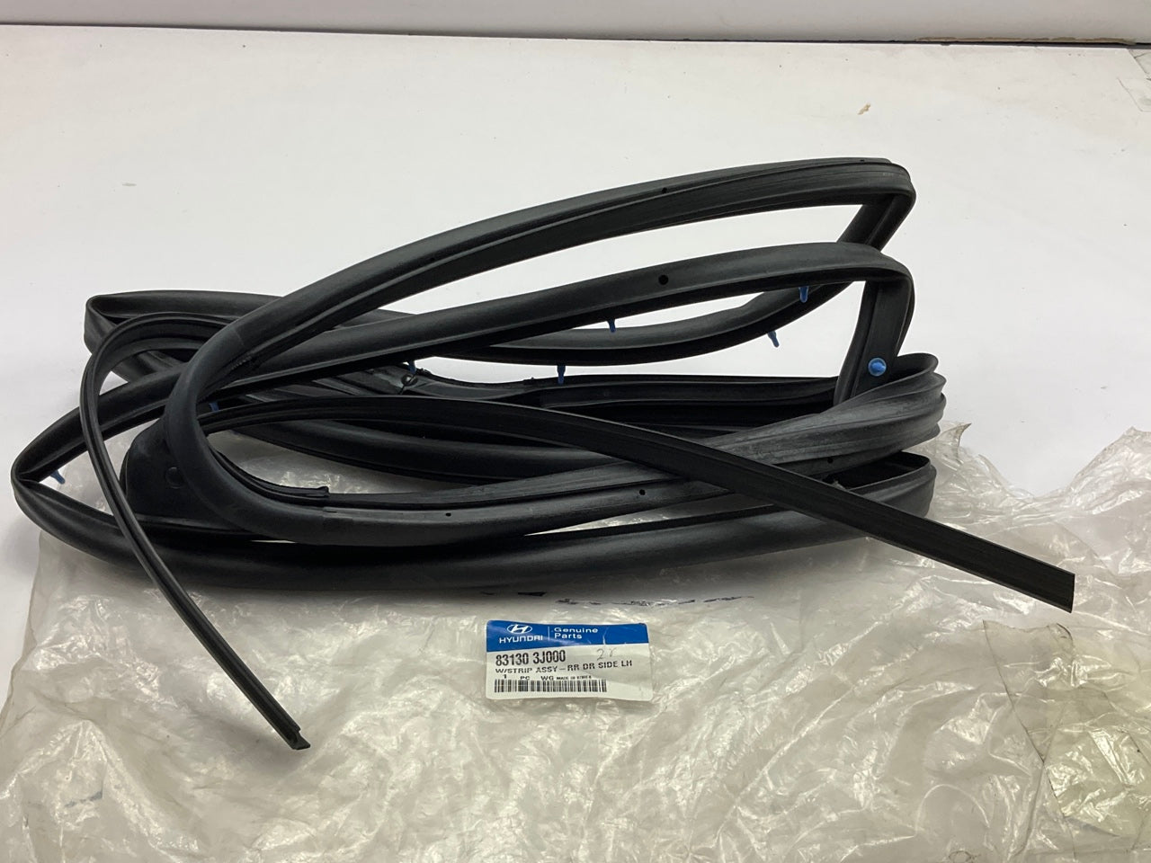 NEW - OEM 831303J000 Rear Left Weatherstrip Seal For 2007-2012 Hyundai Veracruz