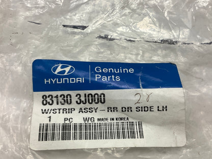 NEW - OEM 831303J000 Rear Left Weatherstrip Seal For 2007-2012 Hyundai Veracruz