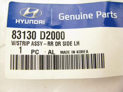 NEW - OEM 83130D2000 Rear Left Door Weatherstip Seal For 2017-2020 Genesis G90