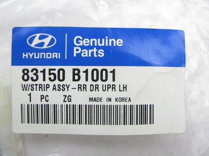 NEW - OEM 83150B1001 Rear Left Door Upper Weatherstip For 15-16 Genesis