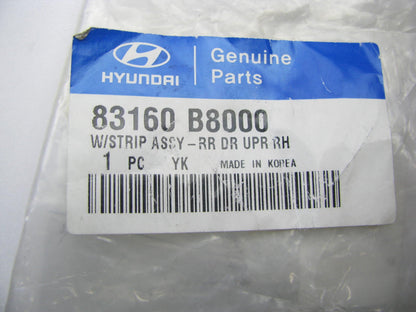 NEW GENUINE Rear Right Door Upper Weatherstrip Seal OEM For 13-19 Santa Fe