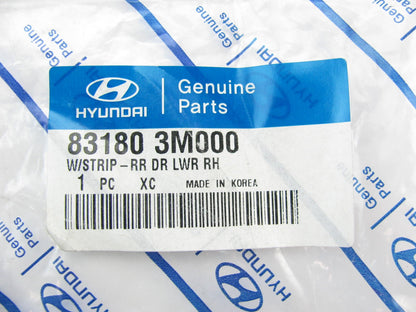 NEW GENUINE Rear Right Door Lower Weatherstrip Seal OEM For 09-14 Genesis