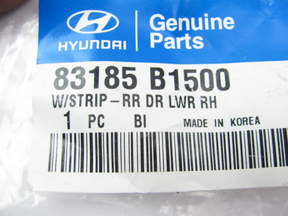 NEW Rear Right Door Lower Weatherstrip OEM For 14-16 Genesis, 17-18 Genesis G80