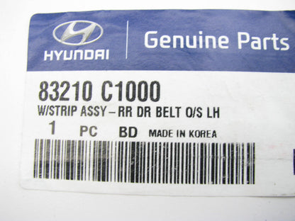 New Rear Left Door Outer Window Weatherstrip Belt Seal OEM For 15-16 Sonata