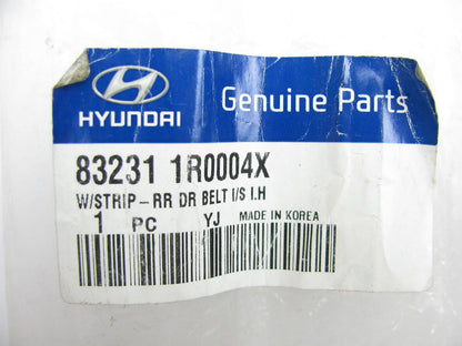 NEW 832311R0004X Rear Left Door Inner Belt Weatherstrip Seal For 2012-14 Accent
