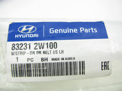 New OEM Rear Left Side Door Inner Belt Weatherstrip Seal For 2013-2018 Santa Fe