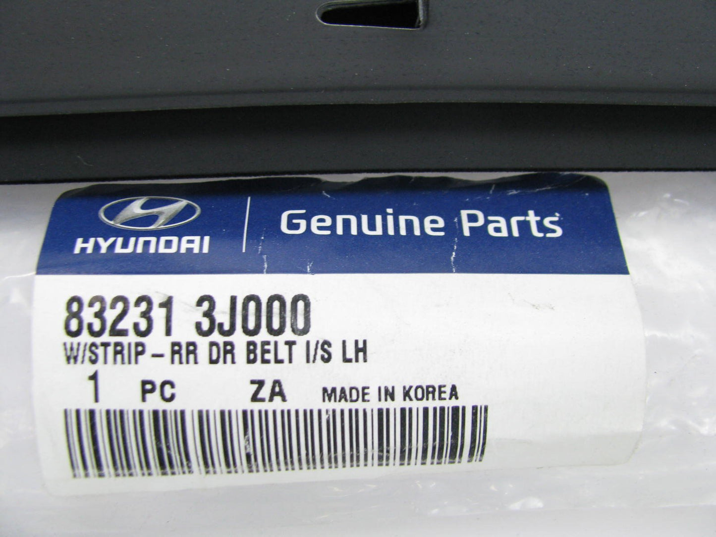 New Rear Door Belt Inner Weatherstrip Left Driver For 07-12 Veracruz 832313J000