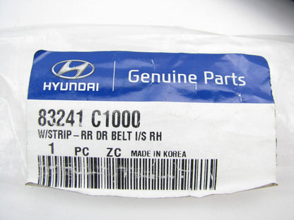 NEW OEM Rear Right Passengers Door Belt Inner Weatherstrip Seal For 15-19 Sonata