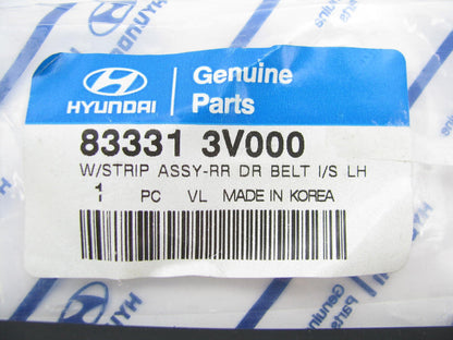 NEW - OEM Rear Left (Drivers Rear) Door Belt Weatherstip Seal For 2011-17 Azera
