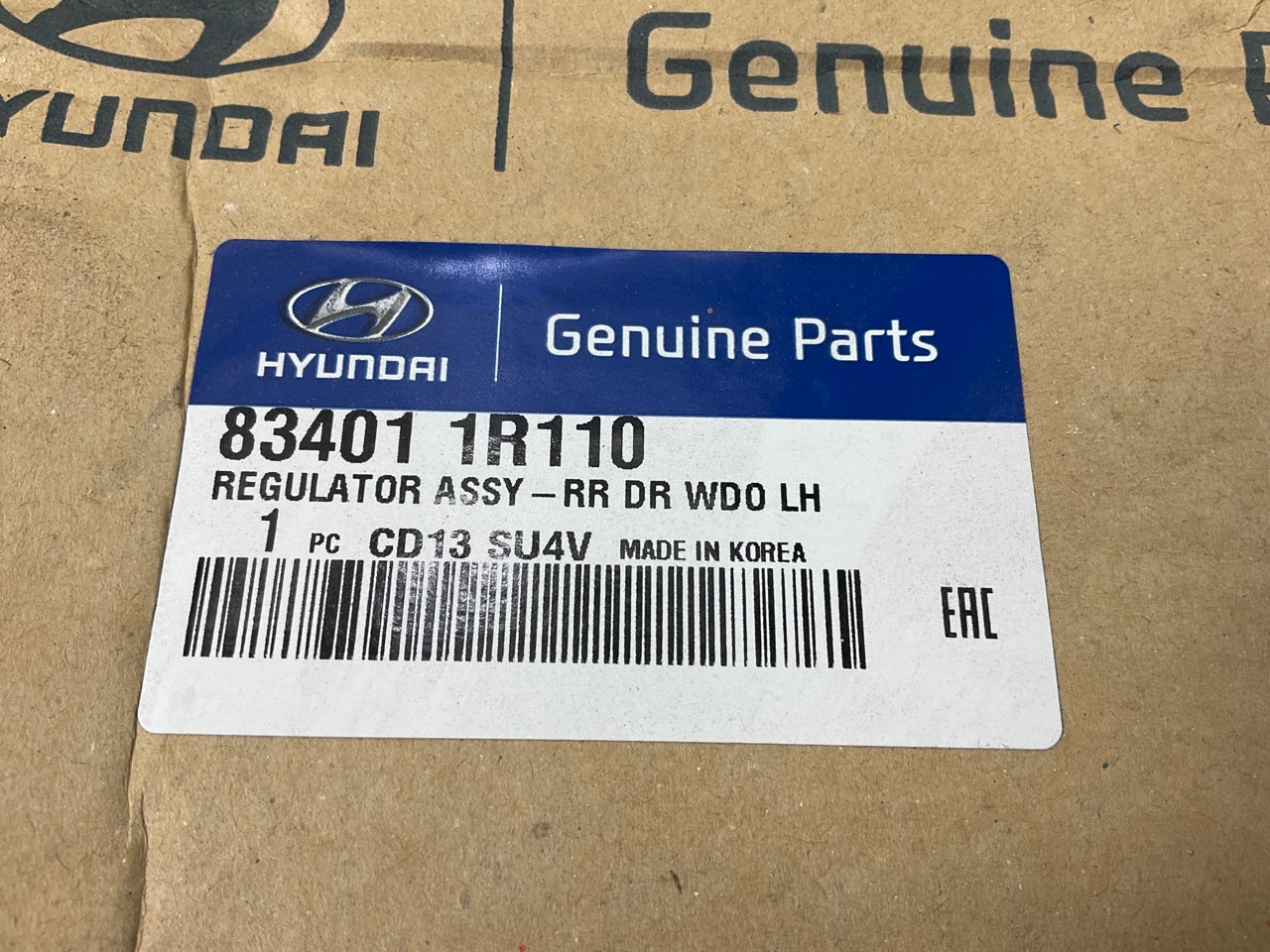 NEW Rear Left Power Window Motor & Regulator OEM For 2011-2013 Accent 834011R110