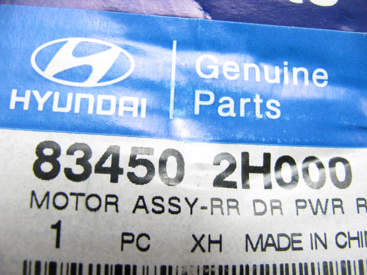 NEW - OEM 834502H000 Rear Left Power Window Motor For 2007-2010 Hyundai Elantra