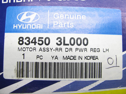 New OEM Rear Left Side Door Power Window Motor For 06-11 Azera 834503L000