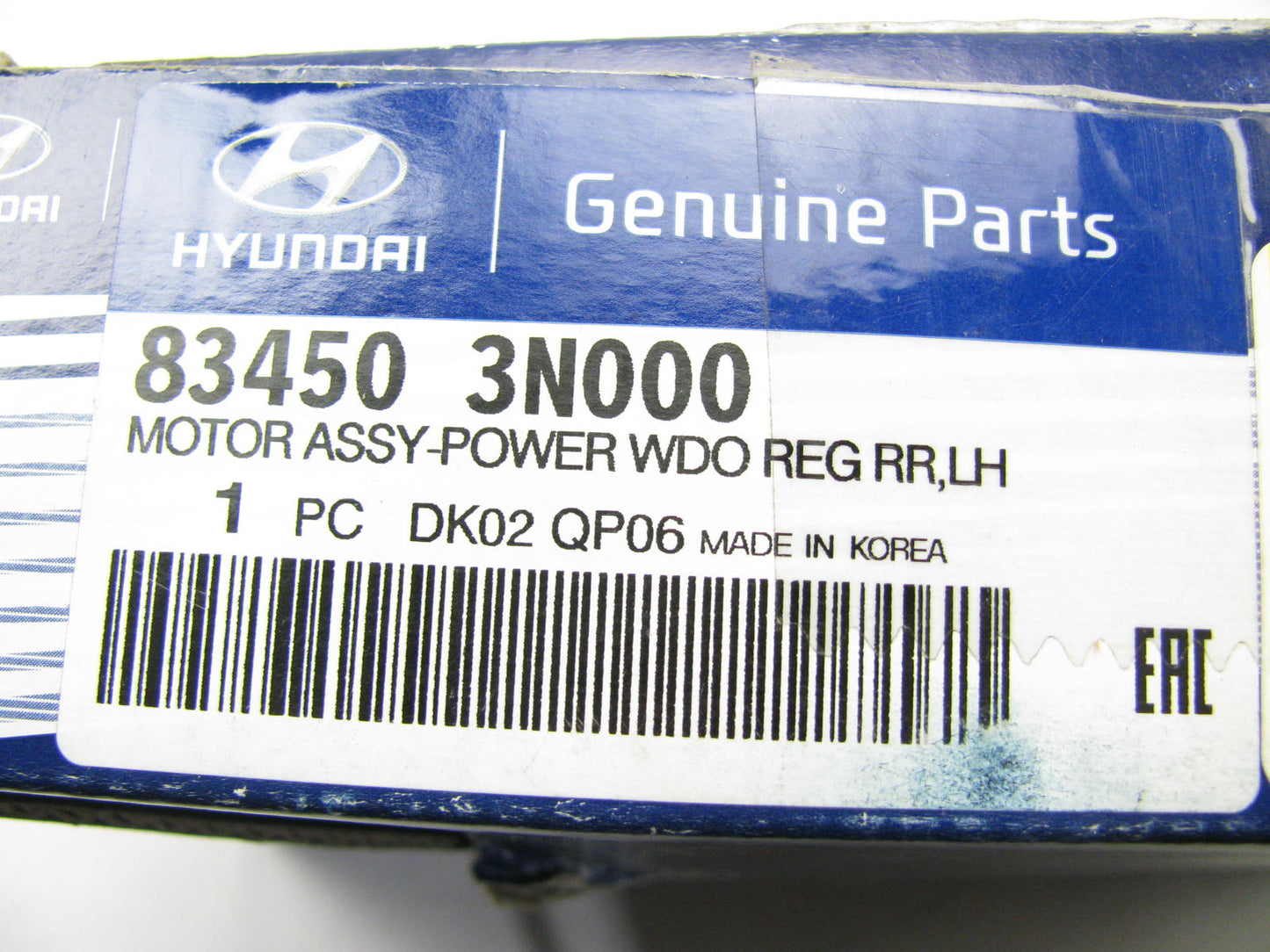 NEW Rear Left Power Window Motor OEM For 2011-2016 Hyundai Equus 834503N000