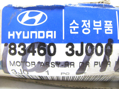 NEW 83460-3J000 REAR RIGHT Power Window Motor OEM For 2007-12 Veracruz