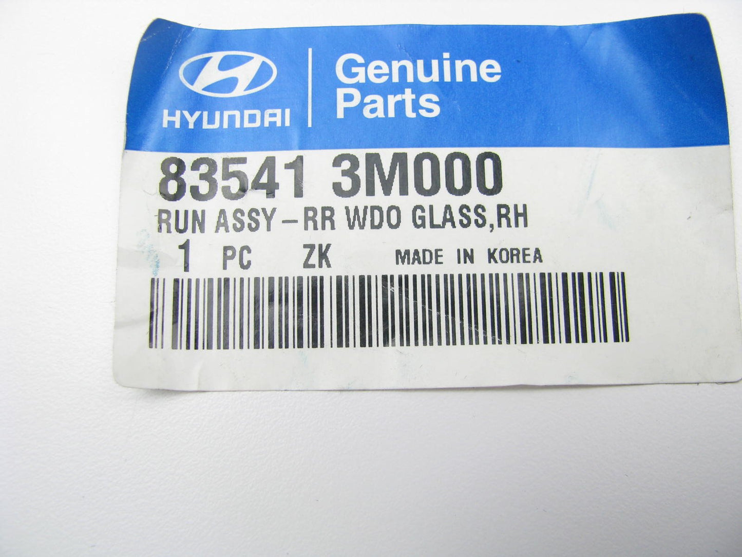 Rear Right Side Door Glass Run Down Channel Weather Strip Seal For 09-14 Genesis Type 2