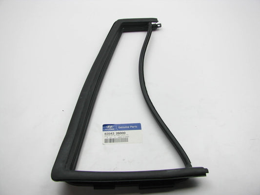 Rear Door Vent Glass Right (Passengers) Weatherstip Seal OEM For 01-06 Santa Fe