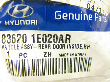 New Genuine OEM Rear Right Door Handle For 2007-11 Hyundai Accent 83620-1E020AR