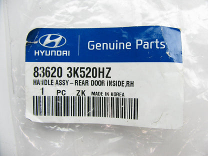 NEW - OEM 836203K520HZ Rear Right Interior Door Handle For 08-10 Hyundai Sonata