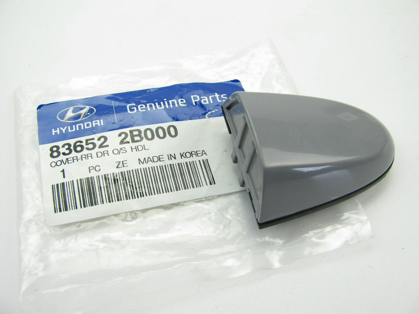 New OEM Rear Outer Door Handle Cover Gray For 07-12 Santa Fe 836522B000