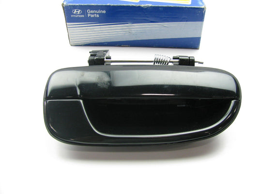 NEW - OEM Outside Door Handle Rear Right Passenger Black For 2000-05 Accent