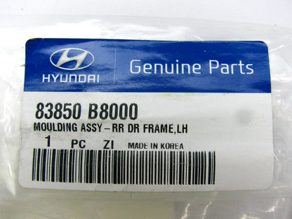 New Genuine REAR LEFT Door Exterior Moulding Trim For 13-15 Santa Fe 83850B8000