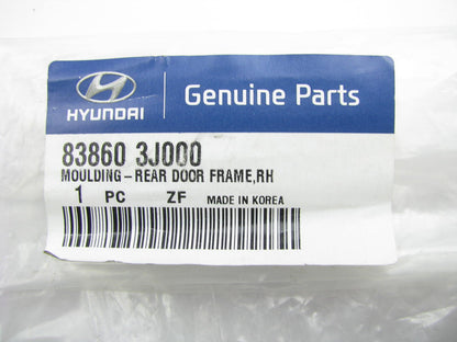 Rear Passengers Right Upper Door Belt Moulding Strip Seal OEM For 07-12 Veracruz