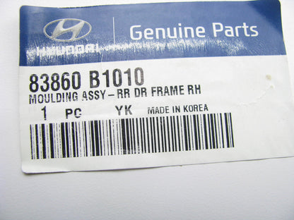 New OEM Rear Right Side Door Frame Moulding Strip For 2015-16 Genesis 83860B1010