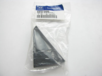 LEFT REAR Drivers Door Trim Moulding Triangle Cover Plate OEM For 11-16 Elantra