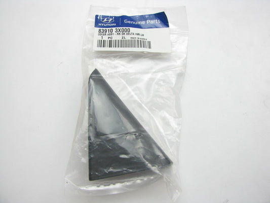 LEFT REAR Drivers Door Trim Moulding Triangle Cover Plate OEM For 11-16 Elantra