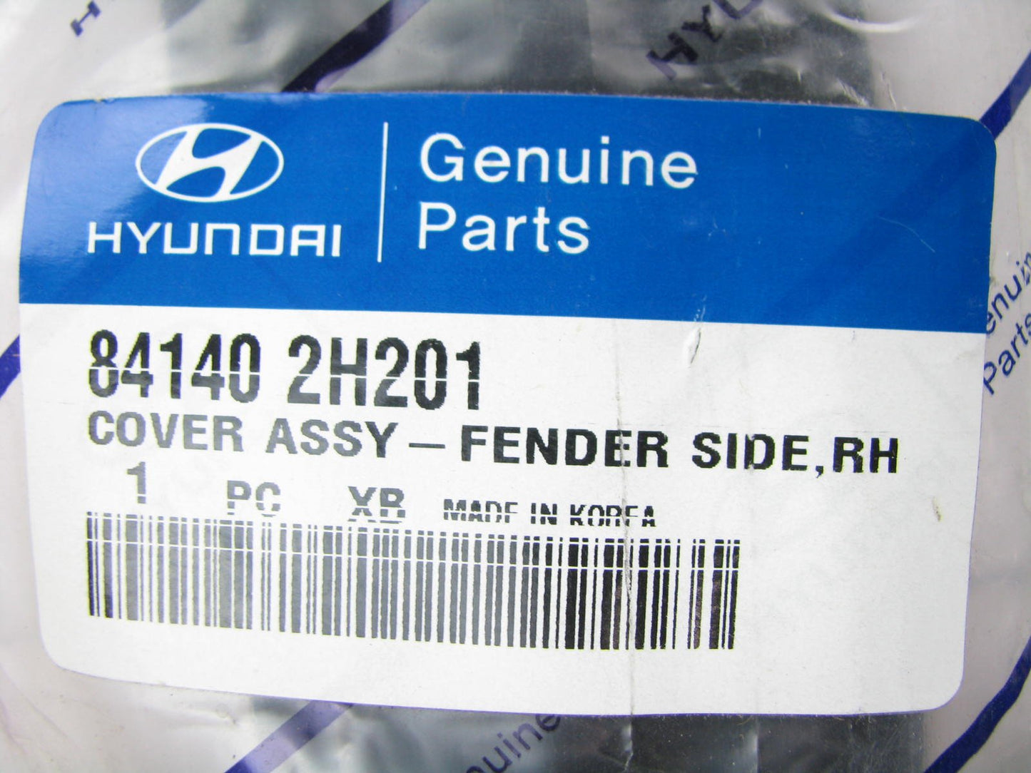 New OEM Fender Side Cover Right Passenger For 07-10 Elantra Sedan 841402H201
