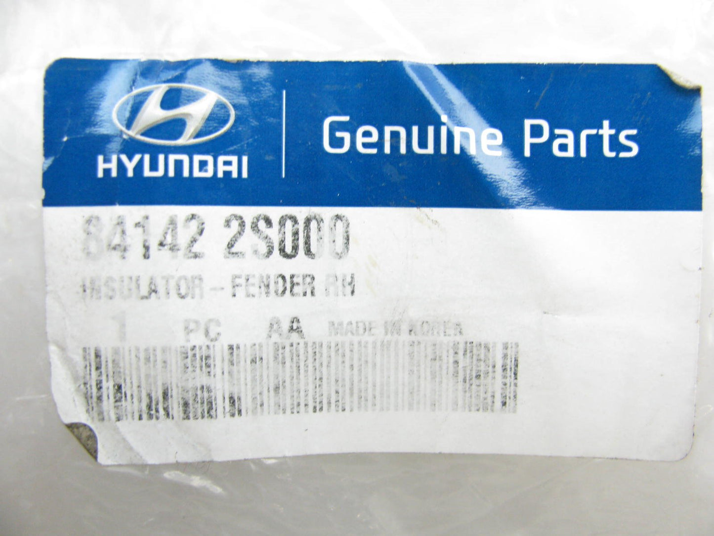 NEW - OEM REAR RIGHT Side Fender Insulator Seal For 10-16 Tucson 841422S000