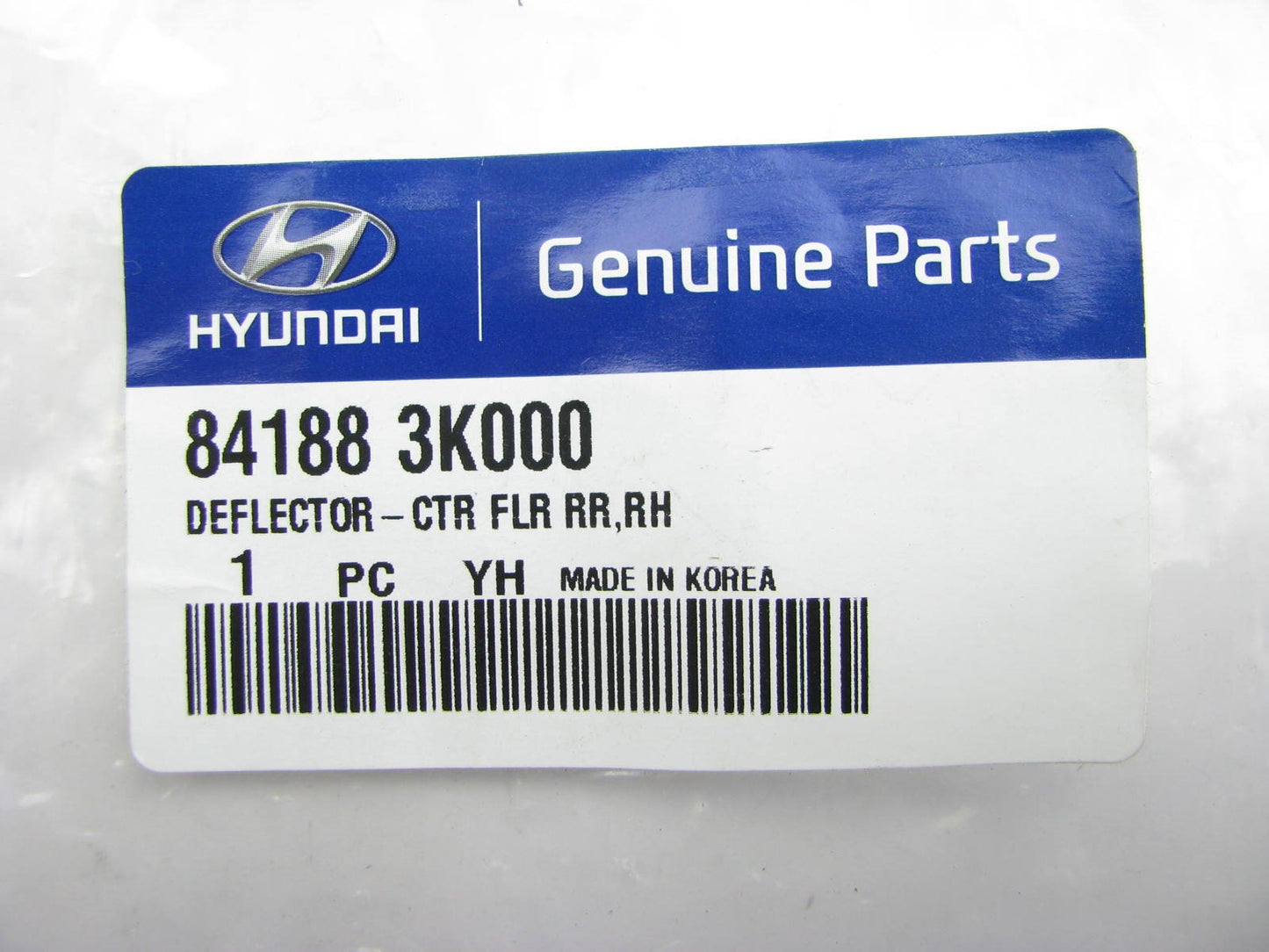 New OEM Rear Center Right Side Deflector Cover Panel For Hyundai 841883K000