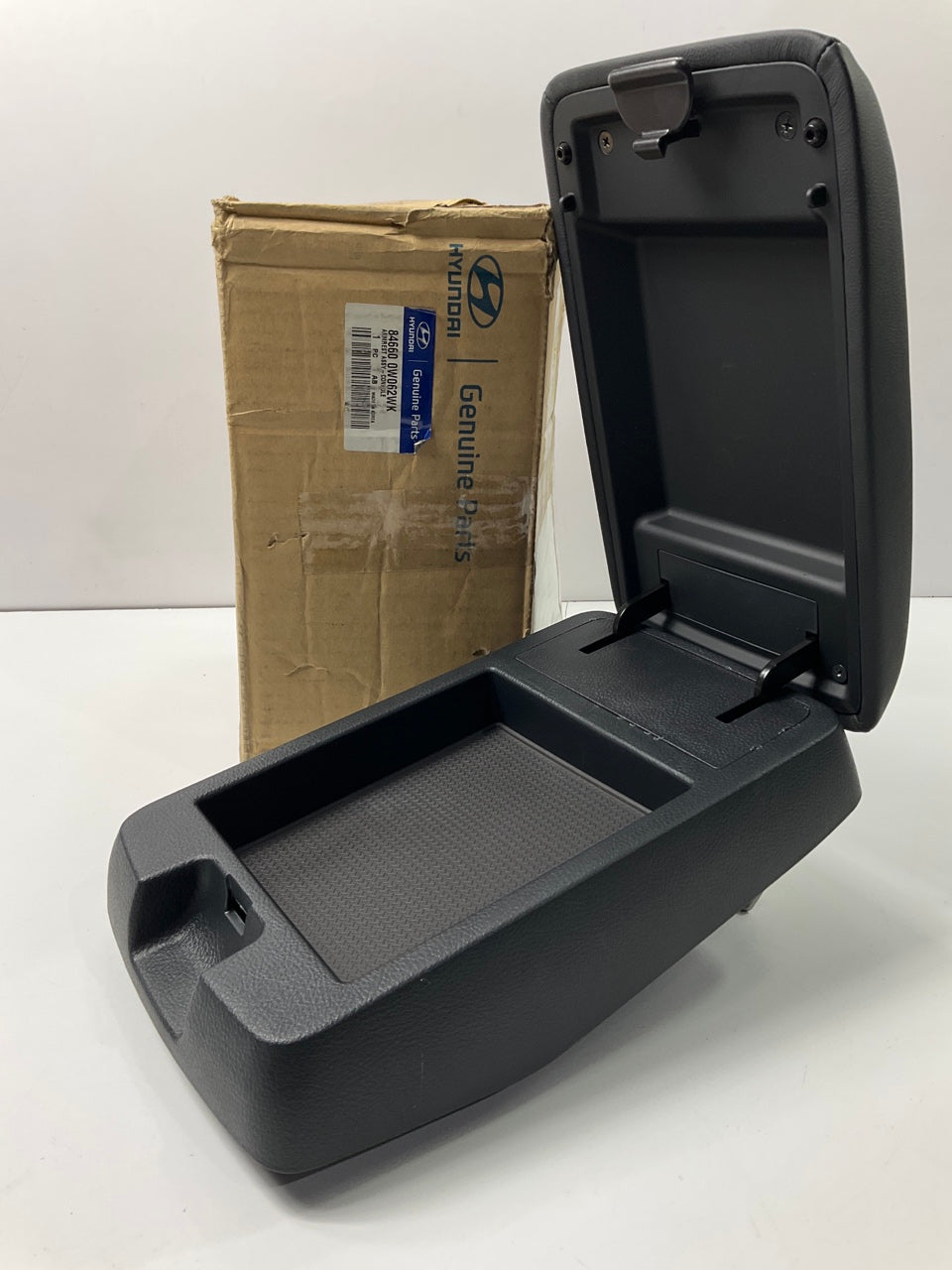 New Black Center Console Arm Rest Lid Cover OEM For 06-07 Hyundai Santa Fe