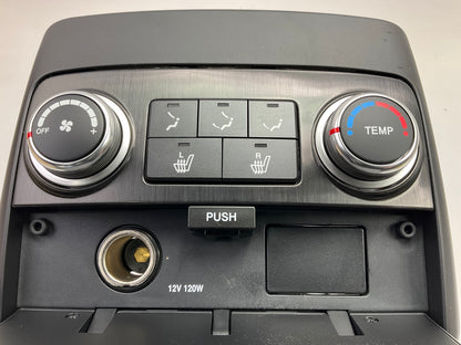 Center Console End Cover W/ A/C Climate Switch OEM For 07-12 Veracruz 846903J130