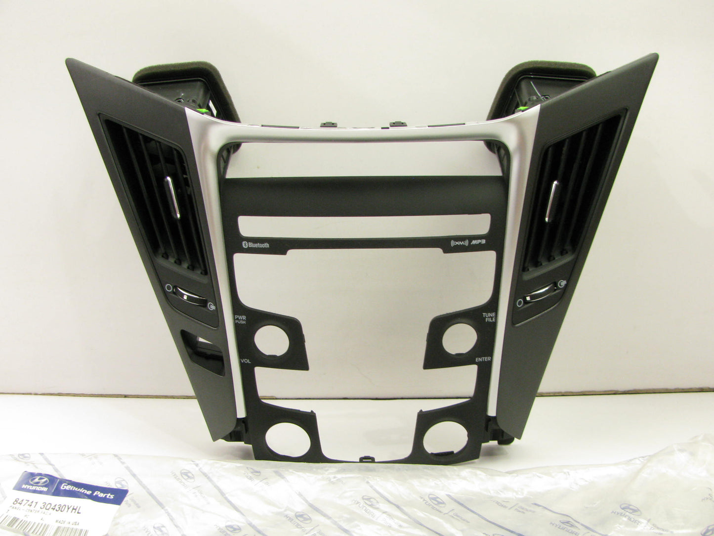 NEW Dash A/C Radio Center Trim Bezel Panel OEM For 12-14 Sonata 847413Q430YHL
