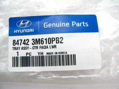 NEW - OEM 847423M610PB2 Center Console Storage Compartment For 2013-14 Genesis