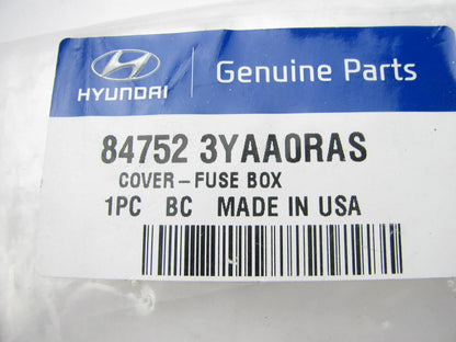 NEW GENUINE Under Dash Fuse Box Cover Lid OEM For 2014-15 Elantra USA BUILT ONLY