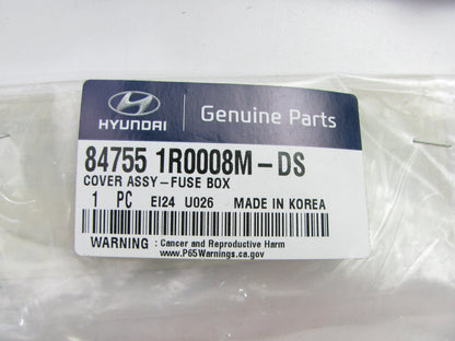 NEW Gray Fuse Box Cover OEM For 2012-2014 Hyundai Accent 847551R0008M-DS