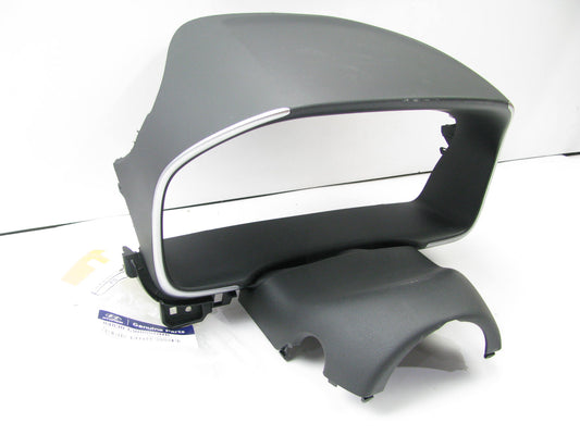 OEM UPPER Steering Column Shroud W/ 4.2'' Display Instrument Cluster Bezel Trim