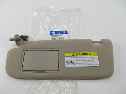 NEW GENUINE Driver Side Left Sunvisor OEM For 06-08 Sonata Beige 852010A250QDQQH