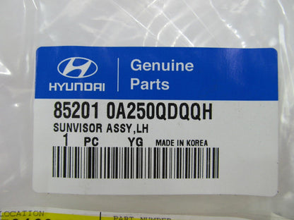 NEW GENUINE Driver Side Left Sunvisor OEM For 06-08 Sonata Beige 852010A250QDQQH