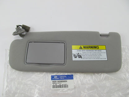 Driver Side Left Gray Sunvisor For 2006-08 Sonata W/O SUNROOF ONLY 852010A250QS