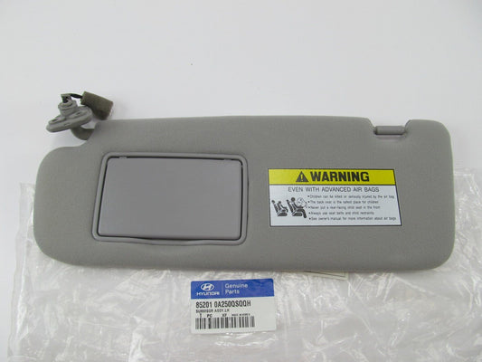 Driver Side Left Gray Sunvisor For 2006-08 Sonata W/O SUNROOF ONLY 852010A250QS